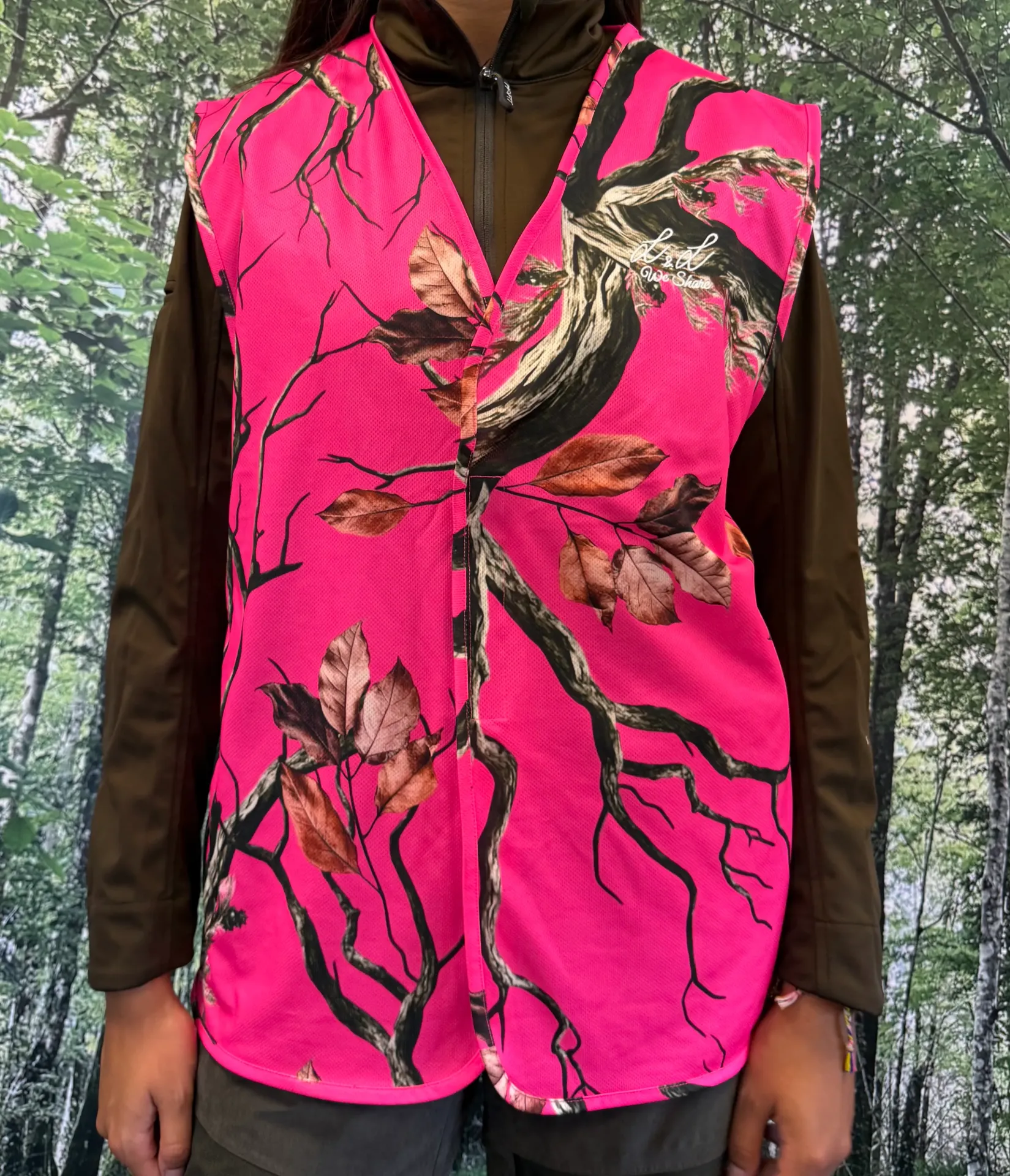 Gilet rose camouflage L&L We Share
