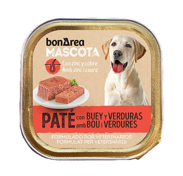 Pâtée pour Chiens BONMASCOTA boeuf/légumes