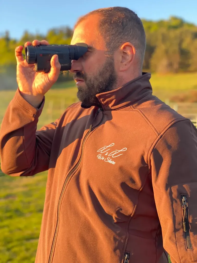 Veste Softshel Marron avec manches